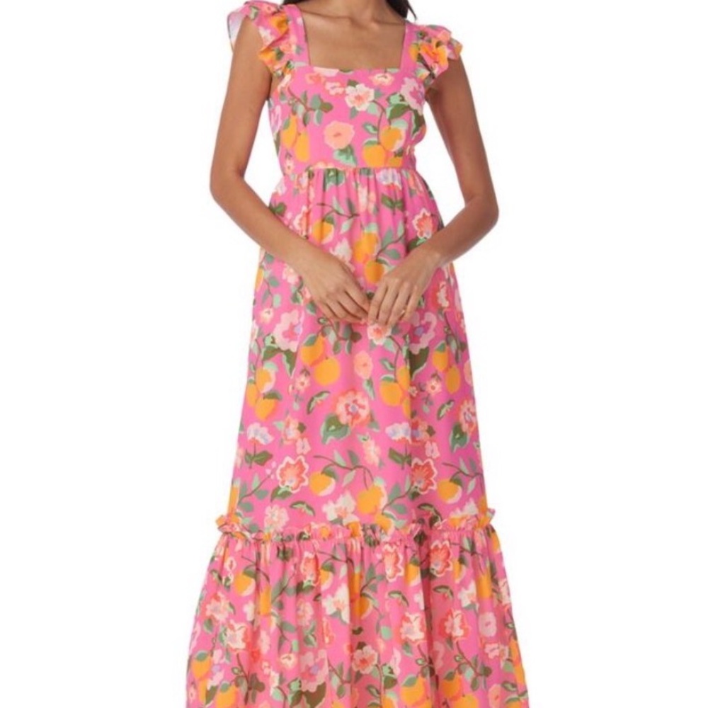 CROSBY by Mollie Burch Pink Floral Maxi Dress